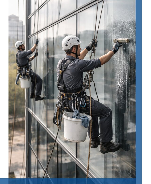 Мойка сплошного остекления в Борзе, заказать от 309 р.| ВЫСОТНИК-Бря