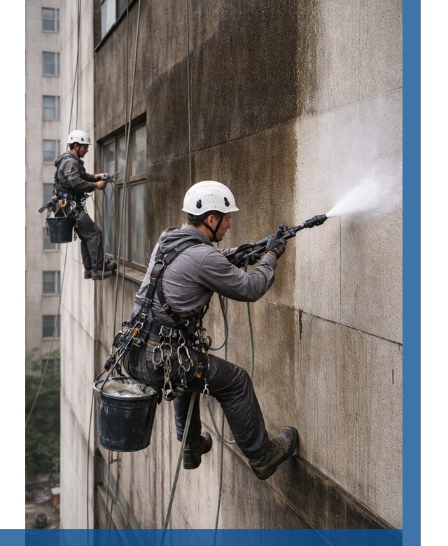 Очистка фасада от копоти в Борзе от 258 р. | ВЫСОТНИК-Бря