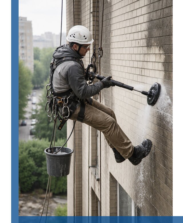 Очистка фасада от копоти в Борзе профессионально и безопасно