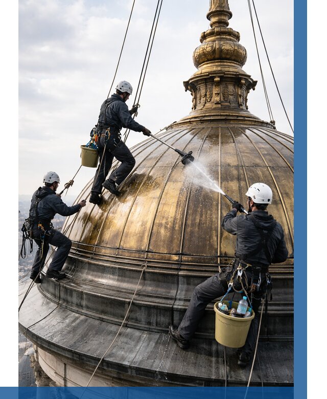 Мойка куполов и шпилей в Борзе от 8241 р. - заказать | ВЫСОТНИК-Бря