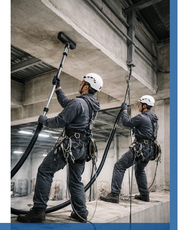 Обеспыливание потолочных конструкций в Борзе от 258 р. |ВЫСОТНИК-Бря