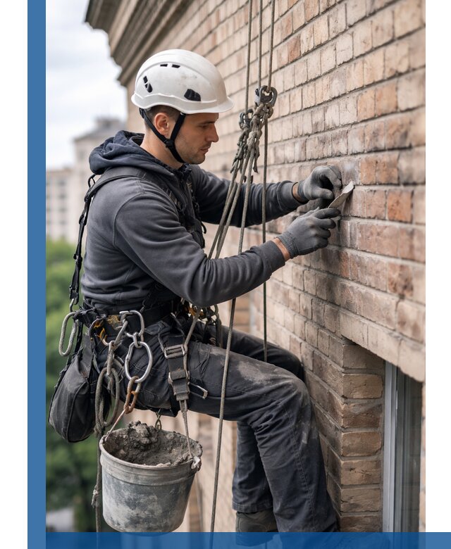 Качественный ремонт кирпичной кладки фасада в Борзе с гарантией