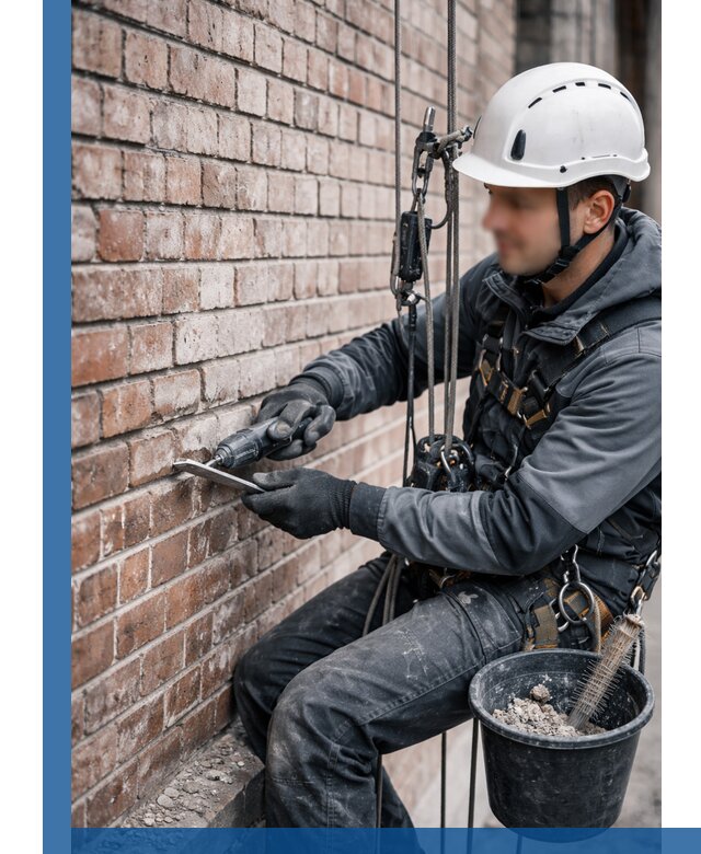 Расшивка кирпичных швов фасадов и стен, ремонт в Борзе