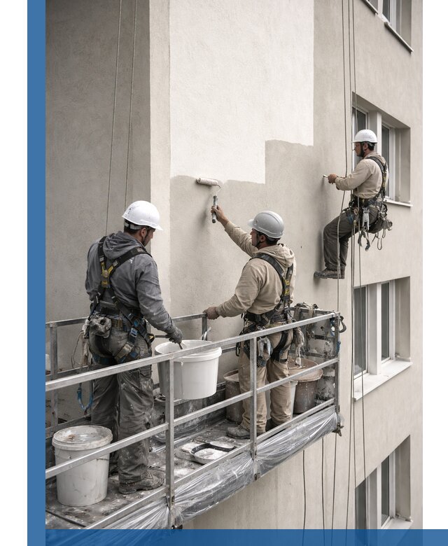 Покраска оштукатуренного фасада в Борзе под ключ с гарантией