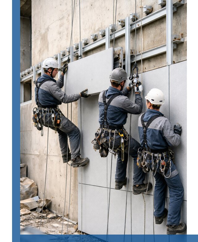 Монтаж вентилируемого фасада в Борзе под ключ с гарантией качества