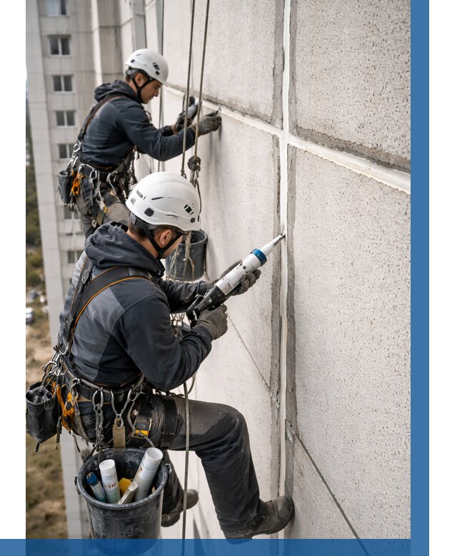 Герметизация межпанельных швов в Борзе от 721 р. | ВЫСОТНИК-Бря