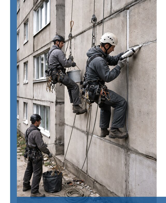 Герметизация межпанельных швов в Борзе с гарантией герметичности