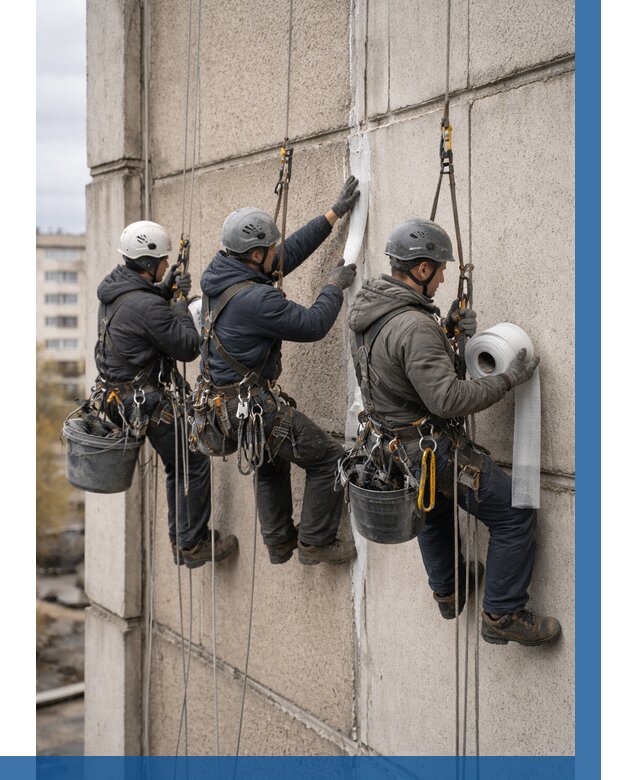 Ремонт межпанельных швов в Борзе от 773 р. | ВЫСОТНИК-Бря