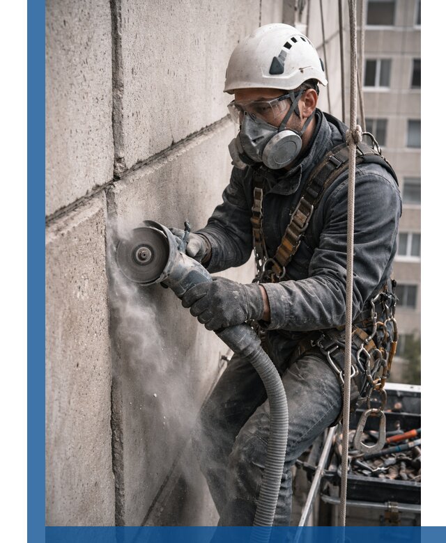 Штробление межпанельных швов в Борзе качественно и быстро