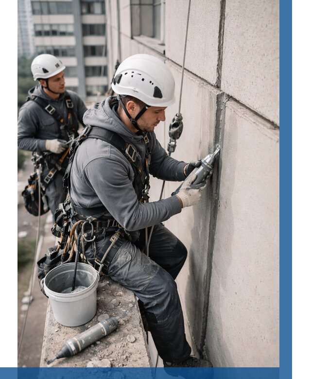 Ремонт деформационных швов здания в Борзе от 1030 р. | ВЫСОТНИК-Бря