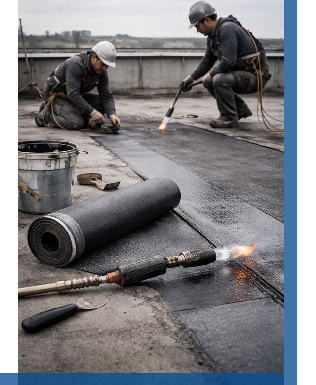 Ремонт рулонной кровли в Борзе от 670 р. | ВЫСОТНИК-Бря