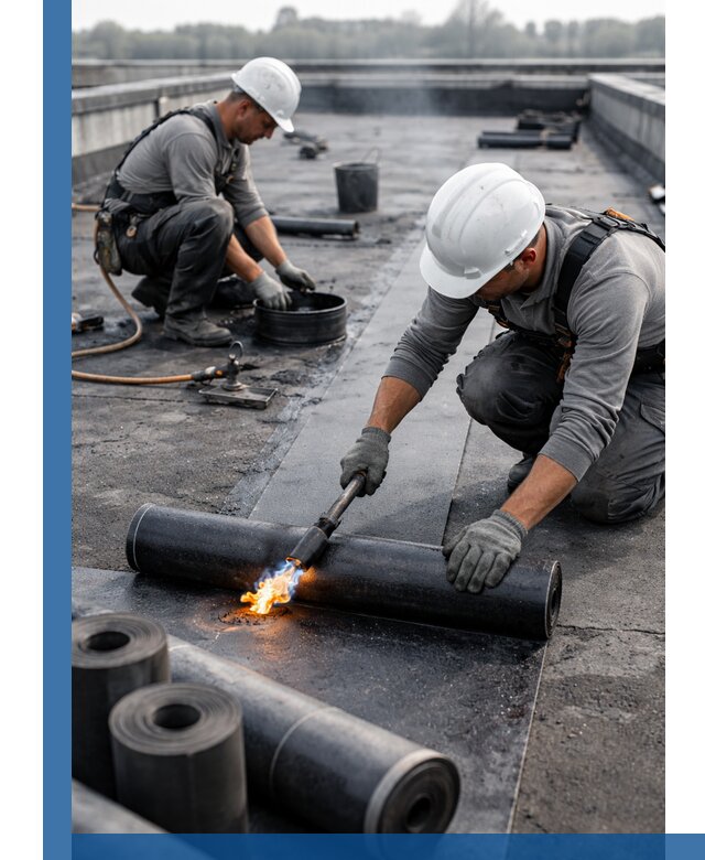 Ремонт рулонной кровли в Борзе герметизация и восстановление