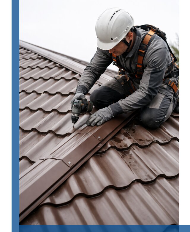 Ремонт металлочерепицы на крыше в Борзе профессионально