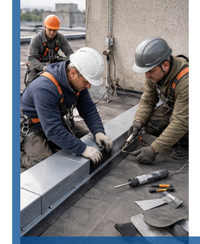 Ремонт кровельных примыканий в Борзе профессионально