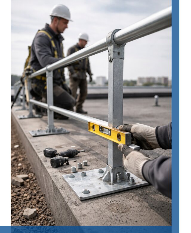 Монтаж кровельного ограждения в Борзе от 1236 р. | ВЫСОТНИК-Бря