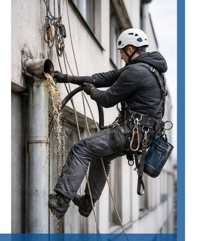 Прочистка водосточных труб в Борзе от 3605 р. | ВЫСОТНИК-Бря