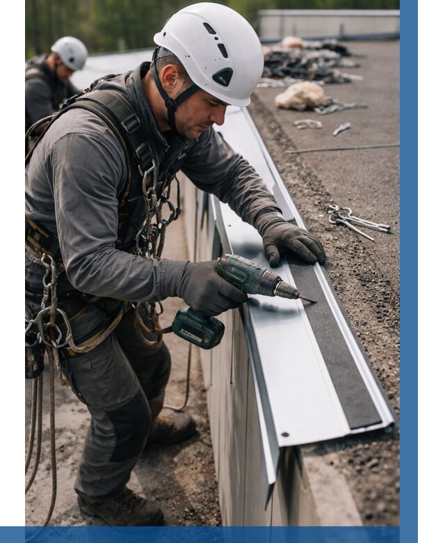 Монтаж капельника на кровле в Борзе от 309 р. | ВЫСОТНИК-Бря