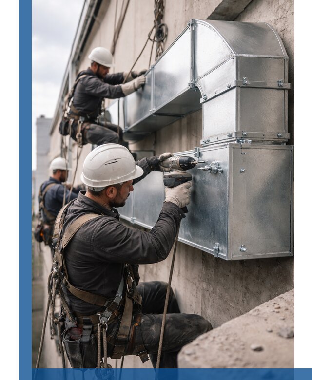 Профессиональный монтаж вентиляционных коробов в Борзе под ключ