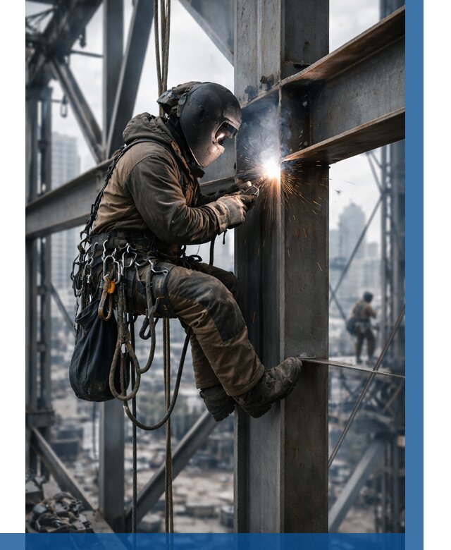 Высотные сварочные работы в Борзе от 3605 р. | ВЫСОТНИК-Бря