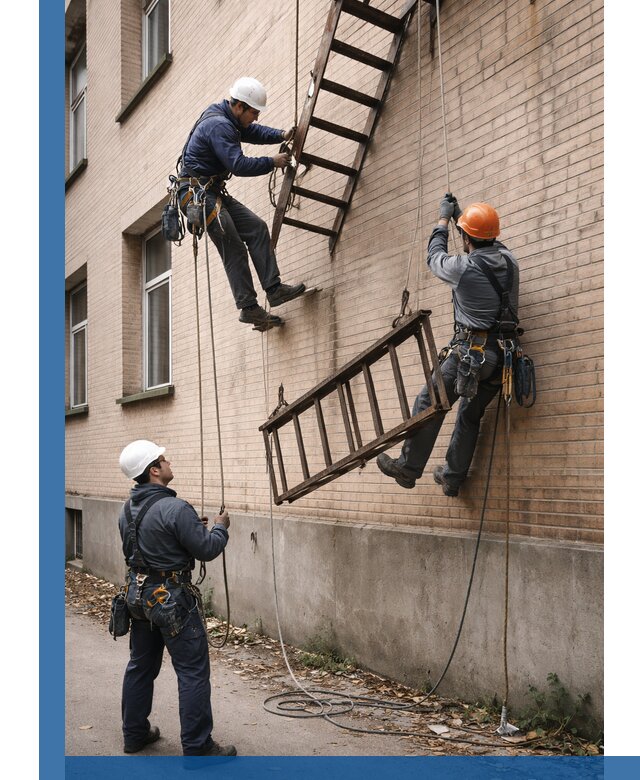 Демонтаж пожарной лестницы в Борзе быстро и безопасно