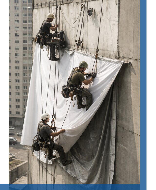 Замена баннерного полотна в Борзе от 6696 р. | ВЫСОТНИК-Бря—заказать