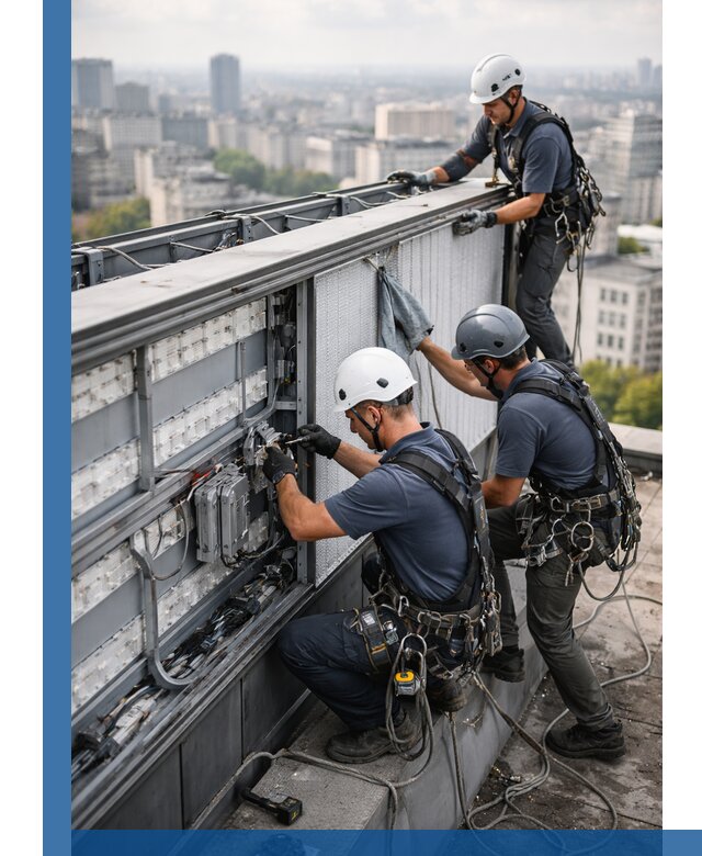 Профессиональное обслуживание крышной рекламы в Борзе под ключ