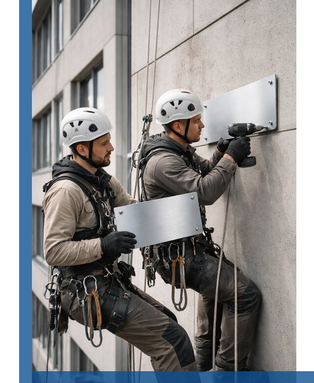 Монтаж табличек и указателей в Борзе для зданий и сооружений