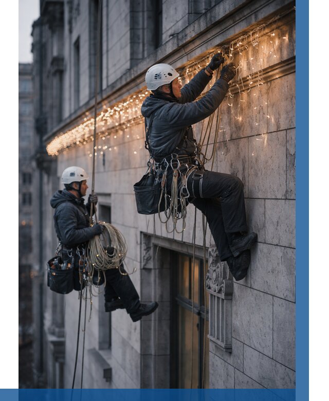 Монтаж новогодней иллюминации в Борзе от 8756 р. | ВЫСОТНИК-Бря