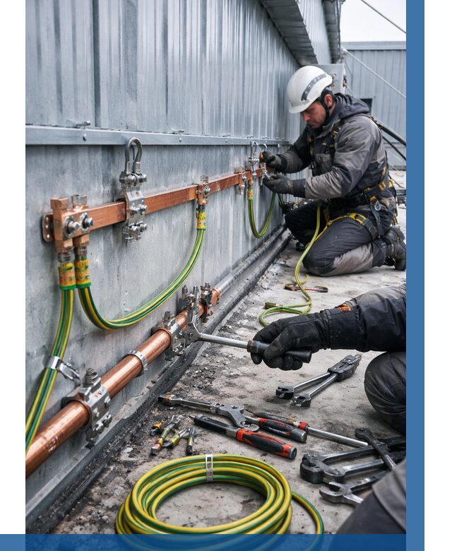 Монтаж заземления здания в Борзе от 25753 р. | ВЫСОТНИК-Бря