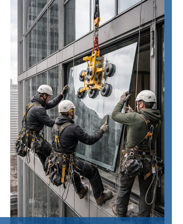 Фасадное остекление зданий под ключ в Борзе от 10301 р. | ВЫСОТНИК-Бря