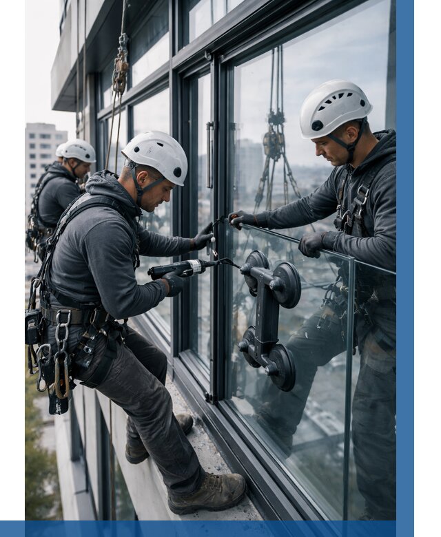 Витражное остекление зданий в Борзе от 3605 р. | ВЫСОТНИК-Бря