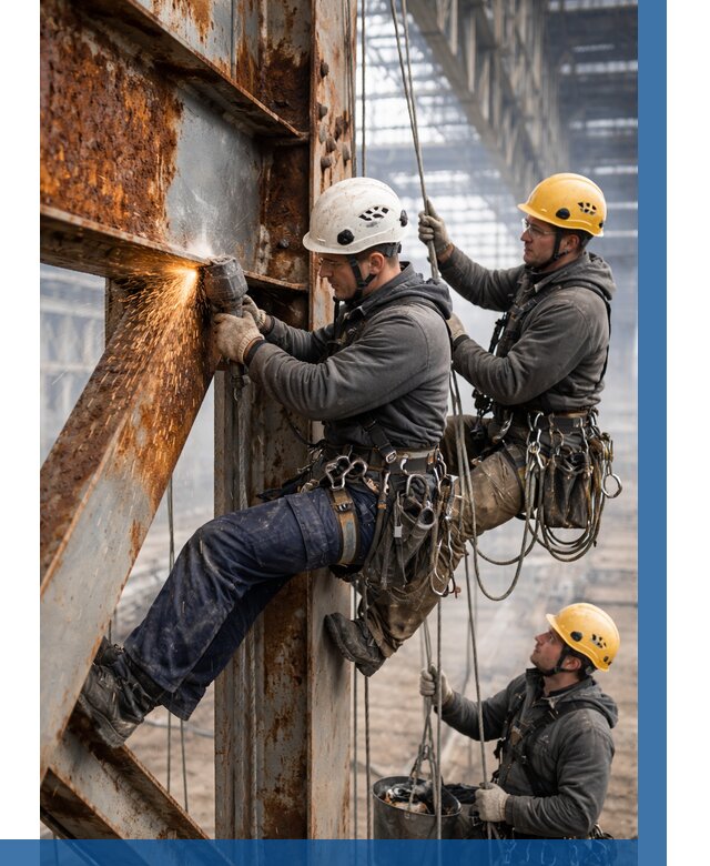 Зачистка металла от ржавчины в Борзе от 361 р. | ВЫСОТНИК-Бря