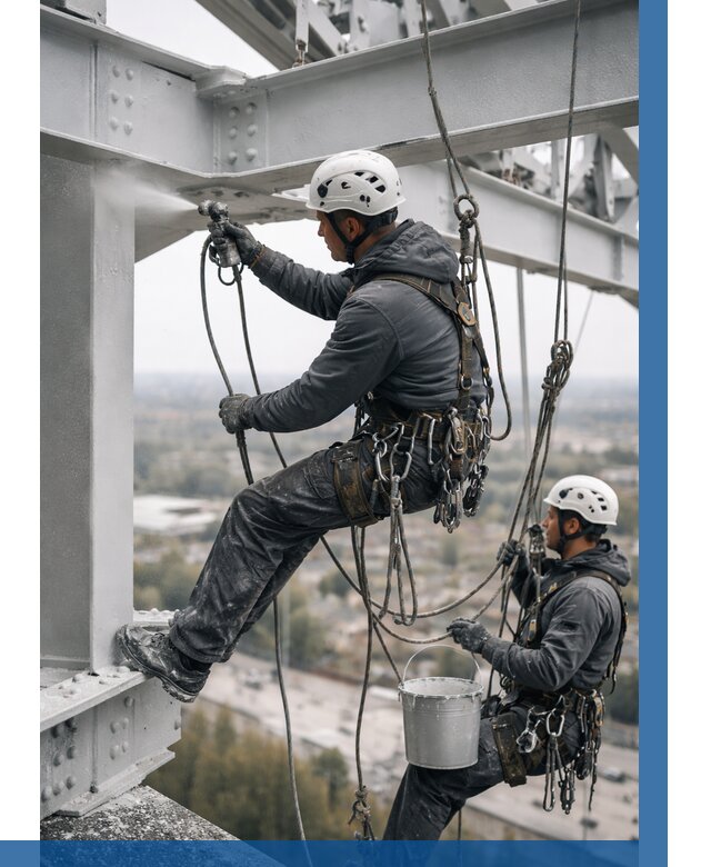 Покраска металлоконструкций на высоте в Борзе 361 р |ВЫСОТНИК-Бря