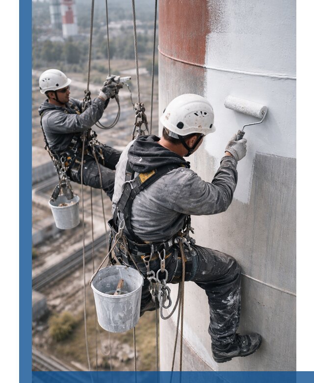 Покраска дымовых труб в Борзе: антикоррозийная защита и восстановление