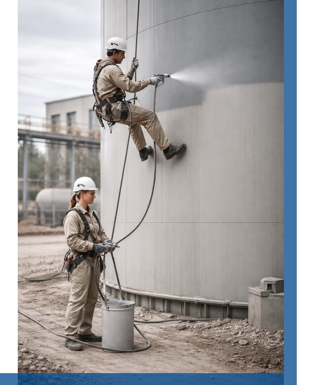 Покраска резервуаров в Борзе от 1236 р. | ВЫСОТНИК-Бря — заказать