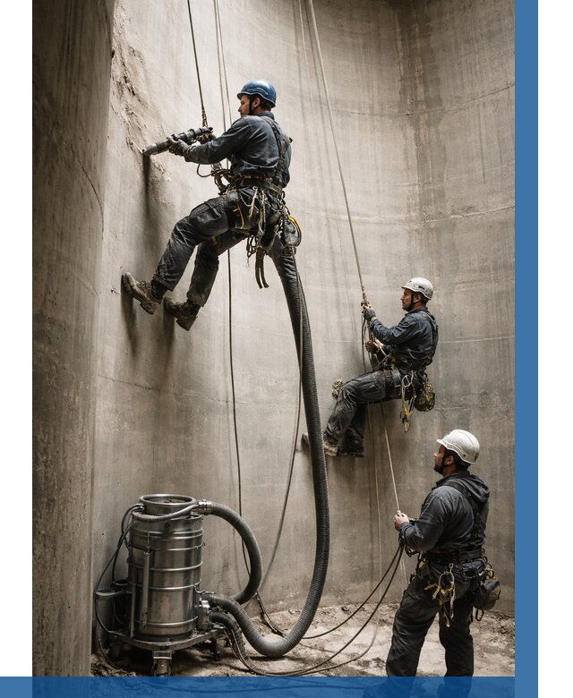 Зачистка силосов в Борзе от 4635 р. Договор и смета ВЫСОТНИК-Бря