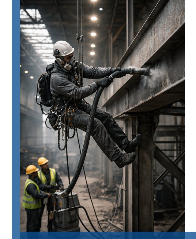 Обеспыливание конструкций в цехах промышленного производства в Борзе