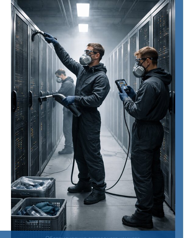 Обеспыливание серверной комнаты в Борзе от 4635 р. | ВЫСОТНИК-Бря