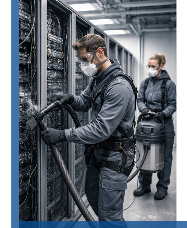 Обеспыливание серверной комнаты в Борзе, профессиональная очистка