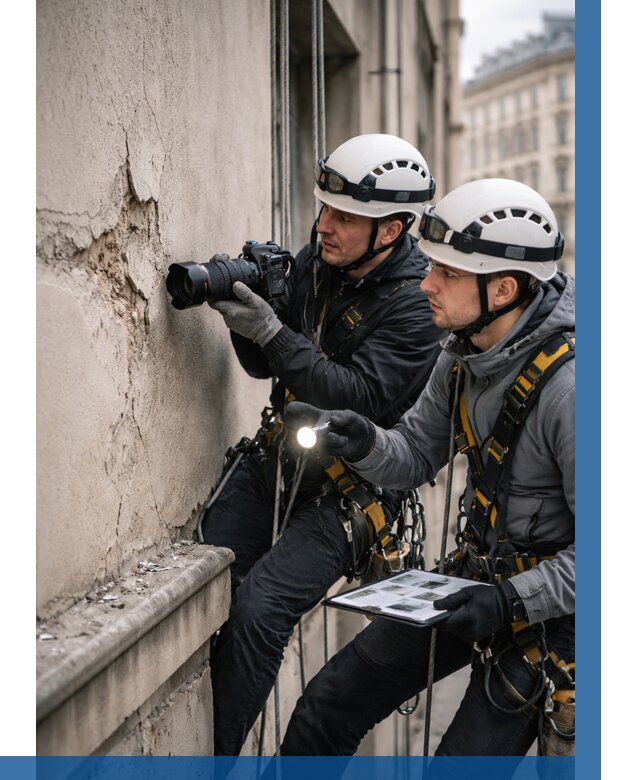 Фотофиксация дефектов фасада в Борзе от 4635 р. | ВЫСОТНИК-Бря