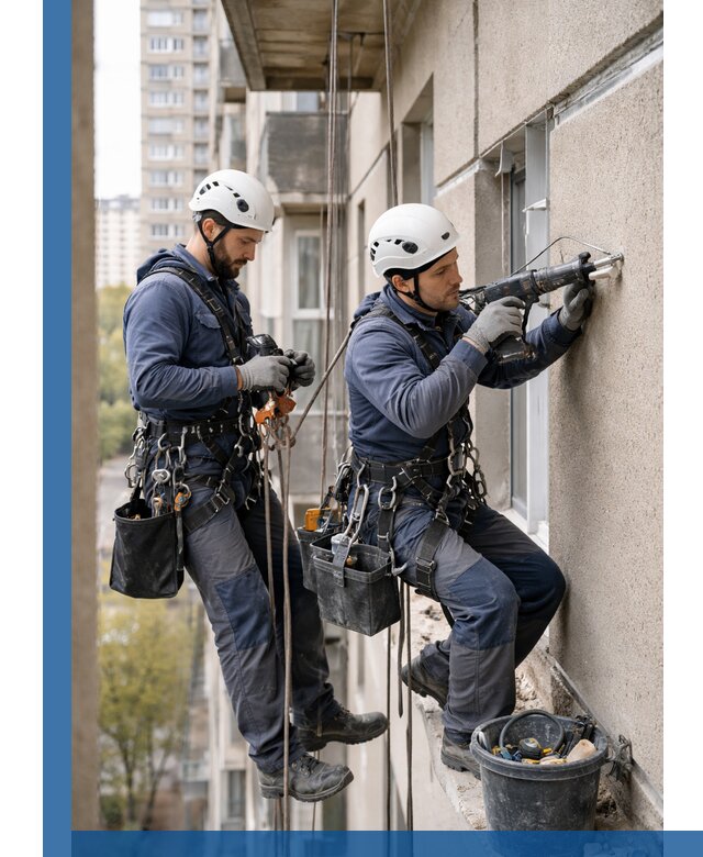 Промышленные альпинисты высотные работы и монтаж в Борзе